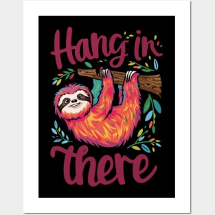 Funny Sloth Hanging Posters and Art